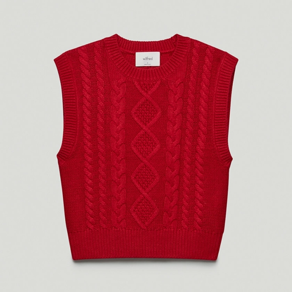 Aritzia Alps/Lia Vest Red - Picture 4 of 4